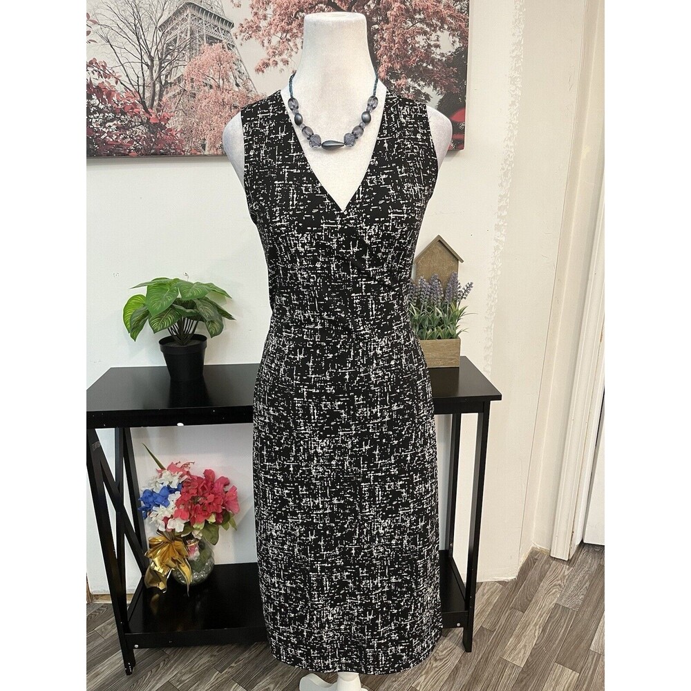 Kenneth Cole New York Women’s Wrap Dress Size S Sleeveless Surplice Neck